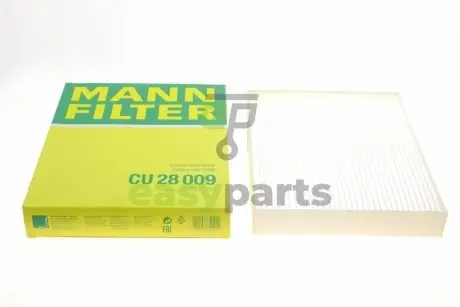 Фільтр салону Ford Focus/Kuga/Explorer 18-/Ranger 22-/Mustang Mach-E 20- MANN CU28009