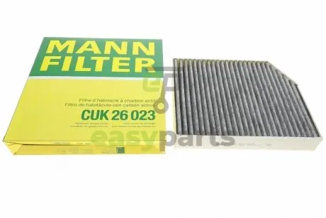 Фільтр салону MB C-class (W 205) 14-/E-class (W213) 16- (вугільний) MANN CUK26023
