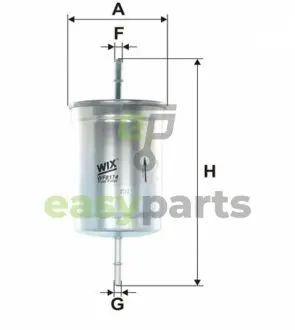 Фільтр паливний Volvo S40/S60/S80/V40/V70 1.6-2.9i 95-10/Mitsubishi Carisma 1.8 16V 97-06 WIX FILTERS WF8174