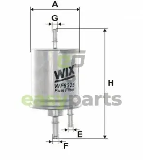 Фільтр паливний Audi A4/A6/A8 2.0TSI-5.2FSI 04-11/Seat Exeo 1.8-2.0TSI/TFSI 09- WIX FILTERS WF8325