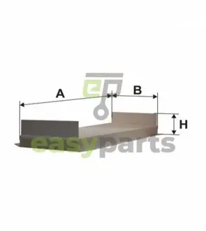 Фільтр салону MAN TGA/TGL/TGM/TGS 00-/Neoplan Cityliner/Tourliner 03- WIX FILTERS 93227E