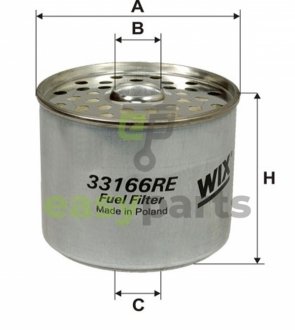 Фильтр топлива WIX FILTERS 33166RE (фото 1)