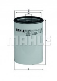 Фильтр топлива MAHLE / KNECHT KC374D