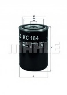 Фильтр топлива MAHLE / KNECHT KC184 (фото 1)