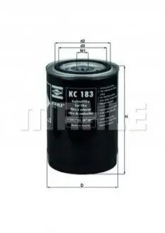 Фільтр паливний MAHLE / KNECHT KC183