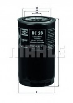 Фільтр палива MAHLE / KNECHT KC28 (фото 1)
