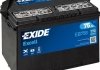 Акумуляторна батарея 70Ah/740A (260x180x186/+L/B7) Excell EXIDE EB708 (фото 2)