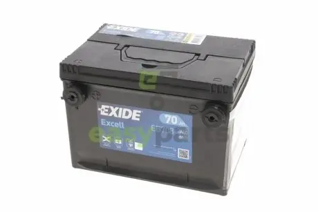 Акумуляторна батарея 70Ah/740A (260x180x186/+L/B7) Excell EXIDE EB708