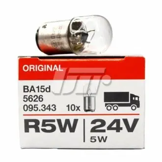 Автолампа R5W 24V 5W BA15d OSRAM 5626