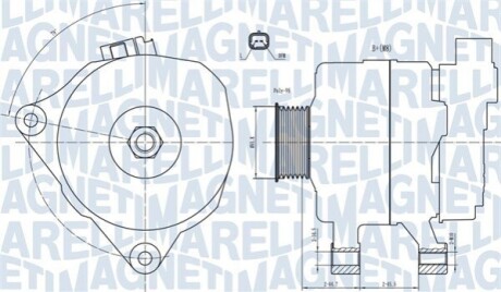 Генератор MAGNETI MARELLI 063731499010