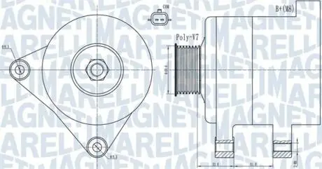 Генератор MAGNETI MARELLI 063731936010