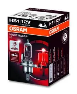 Лампа розжарювання NIGHT RACER 50 HS1 " 12В 35/35Вт OSRAM 64185NR5