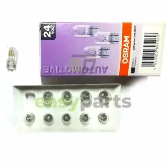 Автолампа W5W 24V 5W W2.1x9.5d OSRAM 2845