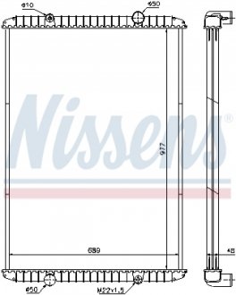 Радиатор, охлаждение двигателя NISSENS 637750