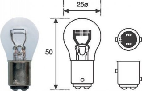 Лампа R2 MAGNETI MARELLI P215W12 (фото 1)