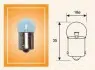 Лампочка R10W24V (24V 10W BA15S) MAGNETI MARELLI R10W24 (фото 1)
