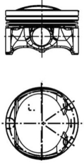 Поршень KOLBENSCHMIDT 41509620