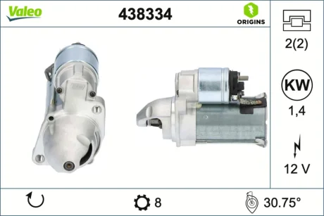 Стартер Valeo 438334 (фото 1)