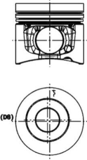 Поршень KOLBENSCHMIDT 40441610