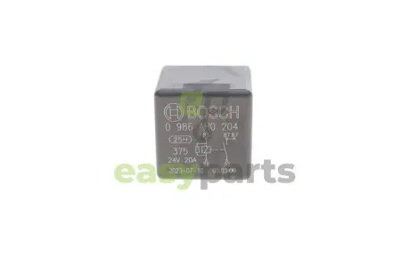 Реле поворотів (24V) Man/MB/Scania (5 контактов) BOSCH 0986AH0204