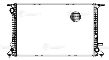 Радиатор охлаждения для а/м Audi A4 (07-)/A5 (07-)/A6 (11-)/A7 (10-) 2.7D/3.0D 2.5i/2.8i/3.0i M/A LUZAR LRc 1804