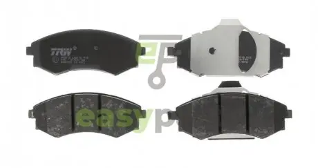 Колодки гальмівні дискові передні Hyundai Sonata (NF) 2.4I 04.11-/Kia Magentis II 05.10- TRW GDB3256