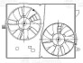 Электровентиляторы охлаждения с кожухом (2 вент.) Chevrolet Captiva/Opel Antara (06-) LUZAR LFK 0543 (фото 3)