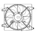 Електровентилятор охолодження для А / м Hyundai Santa Fe II (06-) 2.2 D / 2.7 i (з кожухом) LUZAR LFK 0802 (фото 3)
