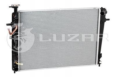 Радіатор охолодження Sportage 2.0 / 2.7 (04-) АКПП (розмір серцевини 640*448*18) LUZAR LRc 0885 (фото 1)