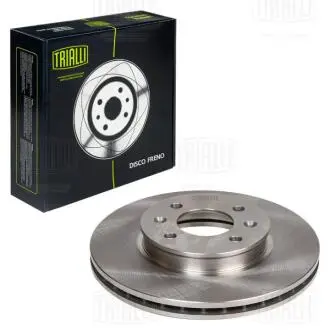 Фото диск гальмівний передній Hyundai Accent (06-)/Kia Rio (06 -) (КРАТНО 2ШТ) Trialli DF 073203 Диск гальмівний передній Hyundai Accent (06-)/Kia Rio (06 -) (КРАТНО 2ШТ) Trialli DF 073203