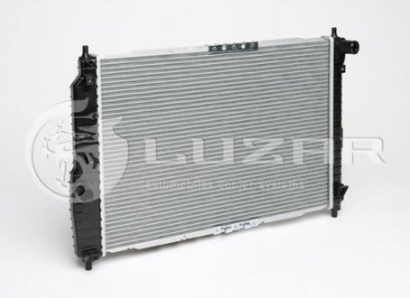 Радіатор охолодження Авео T200(02-)/Т250 (06 -) (L=600) МКПП (з конд) (алюм-паяний) LUZAR LRc CHAv05125