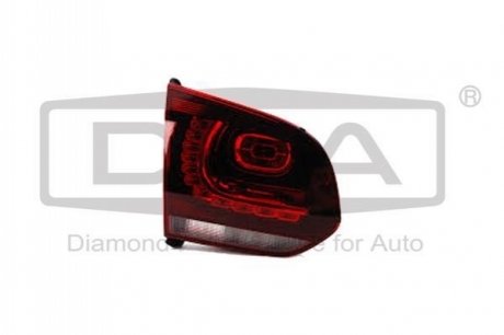 Ліхтар задній лівий внутрішній LED вишнево-червоний VW Golf VI (09-13) DPA 89450625102