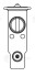 Клапан розш. кондиціонера (ТРВ) для А/м Mitsubishi Pajero IV (06-) LUZAR LTRV 1189 (фото 3)