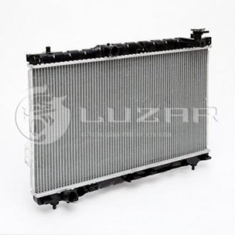 Радиатор охлаждения Santa fe 2.0/2.4/2.7 (01-) МКПП (алюм) LUZAR LRc HUSf00180 (фото 1)