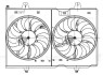 Электровентилятор охлаждения с кожухом (2шт) X-TRAIL T31 (07-) LUZAR LFK 141G4 (фото 3)