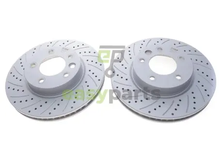 Диск гальмівний (передній) Audi Q7/Porsche Cayenne/VW Touareg 10- (330x32) (L) Vika 66151716601