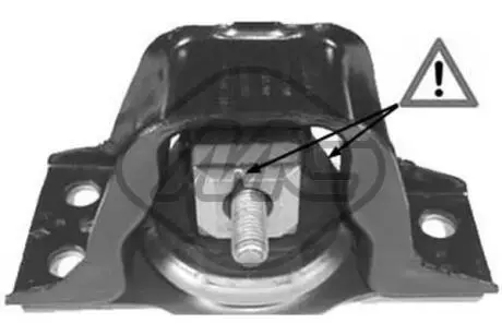 Опора двигателя правая Renault Clio, Modus 1.5D/2.0 (04-) Metalcaucho 05142