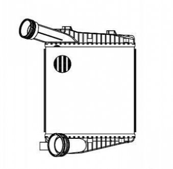 Радиатор интеркулера VW TOUAREG (02-)/TOUAREG (10-) правый LUZAR LRIC 1856 (фото 1)