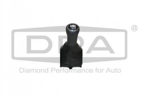 Рукоятка кулисы (черная 6ступ) без чехла VW A6 (97-05) DPA 77111635502