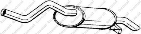 Глушник задня частина RENAULT CLIO II 00-05 BOSAL 200-069 (фото 1)