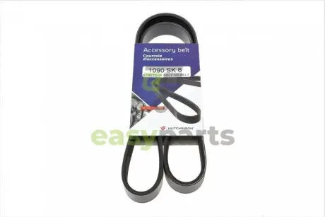 Ремінь генератора Citroen C3/C4/Peugeot 307 1.4-1.6HDi 02- HUTCHINSON 1090SK6
