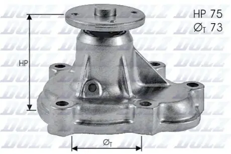OPEL помпа води Astra,Combo,Vectra B 1.7D,TD DOLZ O143