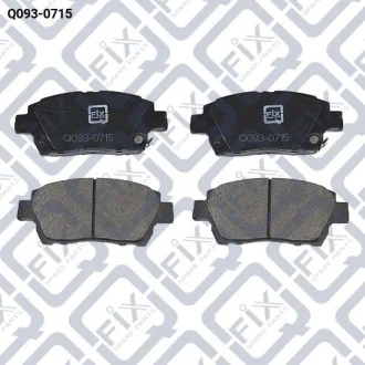 КОЛОДКИ ТОРМ ПЕРЕДН 116.4*51.5*16.5 Q-fix Q0930715