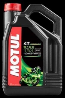 Масло моторное 10W30 4L 5100 4T10W-30 Techn MOTUL 104063