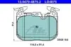 Колодки гальмівні (передні) BMW 3 (F30/F31/F34)/ 4 (F32/F36) 11- (Brembo) Ceramic ATE 13047048752 (фото 1)