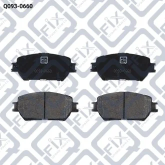 Колодки гальмівні передн.дискові Q-fix Q0930660