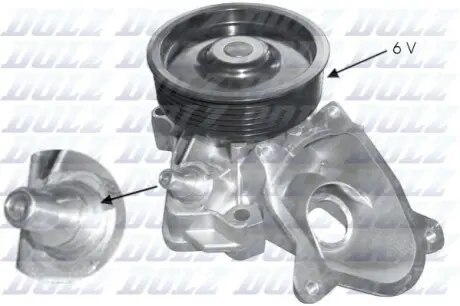 BMW помпа води E90,E83 X3 3.0d 10- DOLZ B236