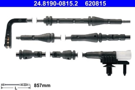 Датчик износа зад. тормозных колодок ATE 24819008152 (фото 1)