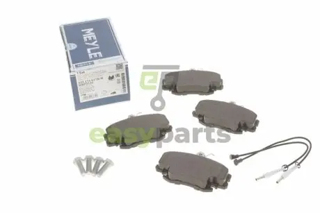 Колодки гальмівні (передні) Dacia Logan 04-/Renault Symbol/Clio/Megane/Peugeot 309 MEYLE 0252146318W