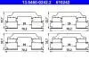 Комплектующие для тормозных колодок ATE 13046002422 (фото 1)